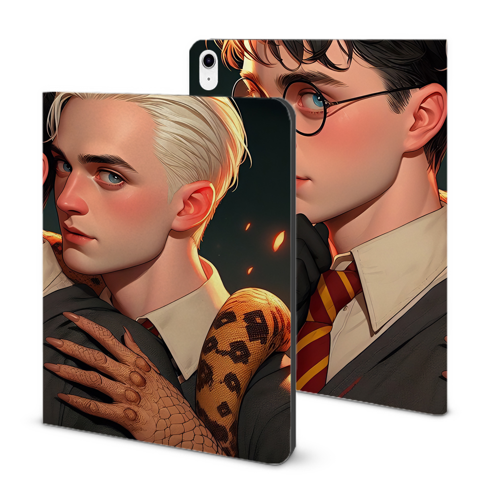 （画像用） Harry Potter ハリー・ポッターシリーズ IPad ケース ブック型 PUレザー TPU 耐衝撃 軽量 薄型 ペン収納なし 全面保護 IPad 各モデル対応